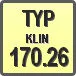 Piktogram - Typ: KLI170.26